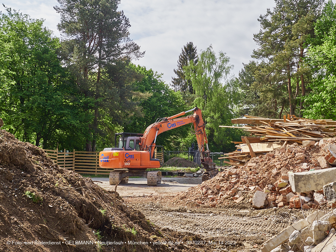 14.05.2022 - Baustelle am Haus für Kinder in Neuperlach